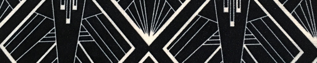 Diamond-cut Art Deco Fabric Design by ATADesigns
