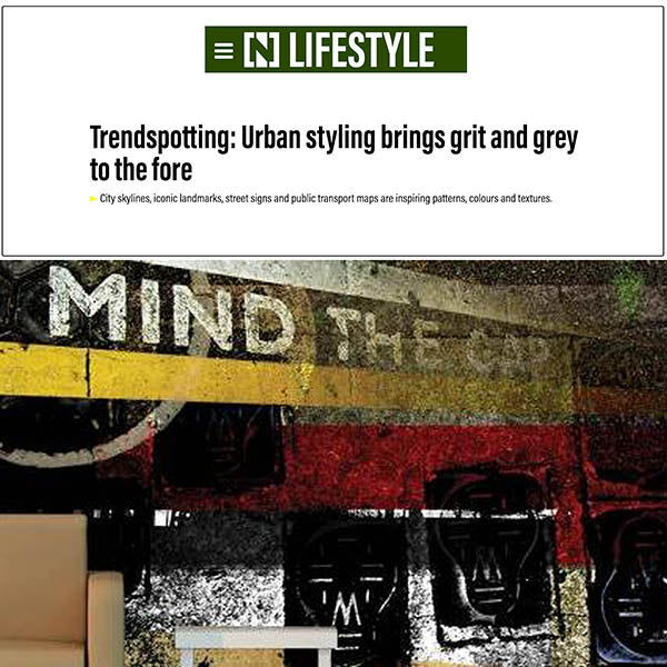 Mind the Gap Mural by ATADesigns in Lifestyle Magazine