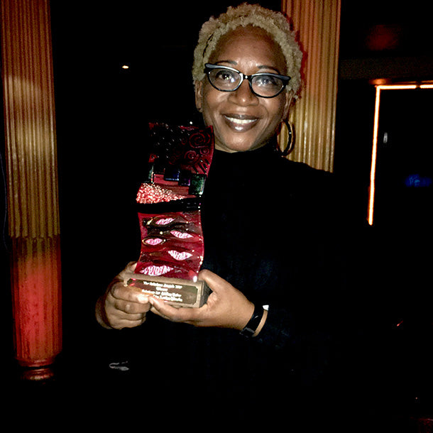 Annette Taylor-Anderson of ATADesigns winner of the Solutions Award by Earth Island Publishing