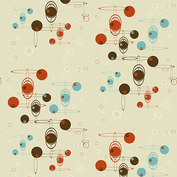 Baubles N Circles Wallpaper (red) by ATADesigns