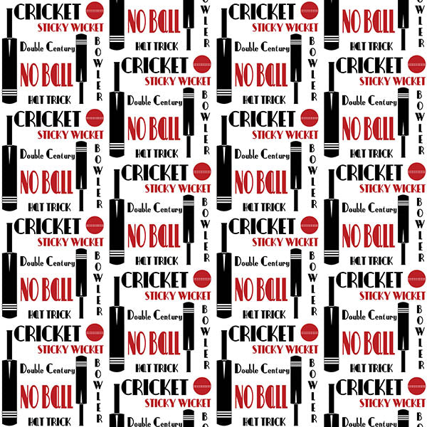 Cricket Words Wallpaper (black-red) by ATADesigns