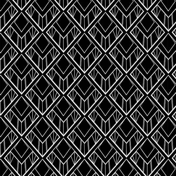 DiamondCut Art Deco Wallpaper Geometric Wallpaper ATADesigns