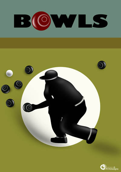 Bowls Sport Art Print 1