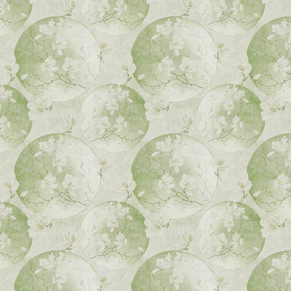 Compact Floral Wallpaper (green) by ATADesigns