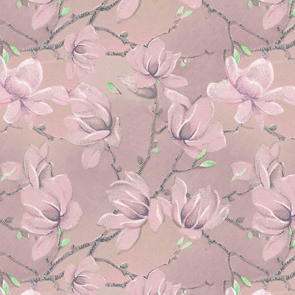 Floral Blossom Wallpaper 2 (pink) by ATADesigns