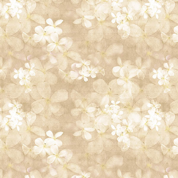 Floral Wallpaper (buff) by ATADesigns