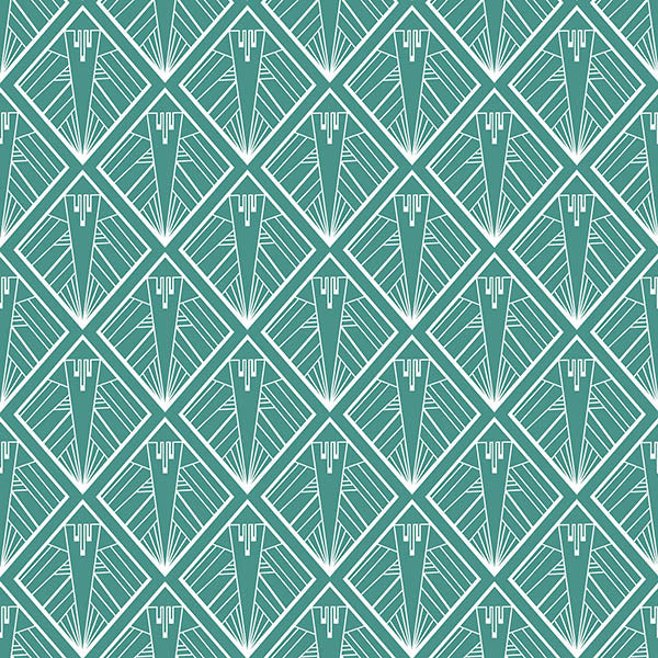 Geometric Wallpaper (pine-green-light) by ATADesigns