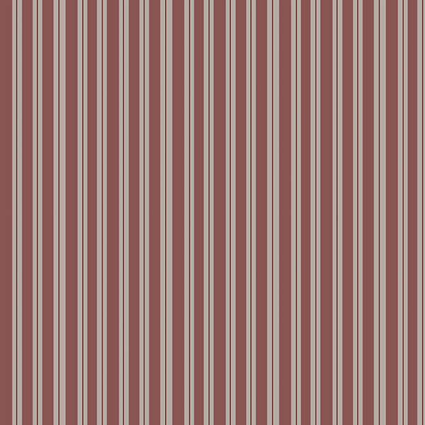 Leaf Drop Stripes Wallpaper (vintage_maroon-pink) by ATADesigns