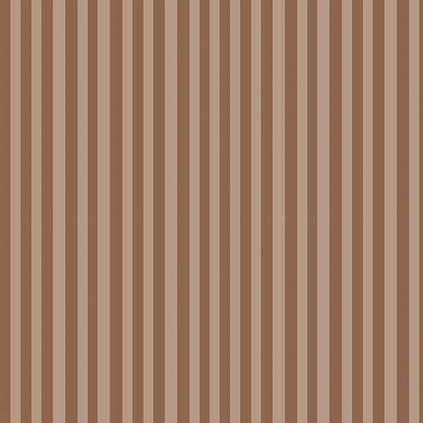 Leaf Drop Stripes Wallpaper (vintage-brown) by ATADesigns