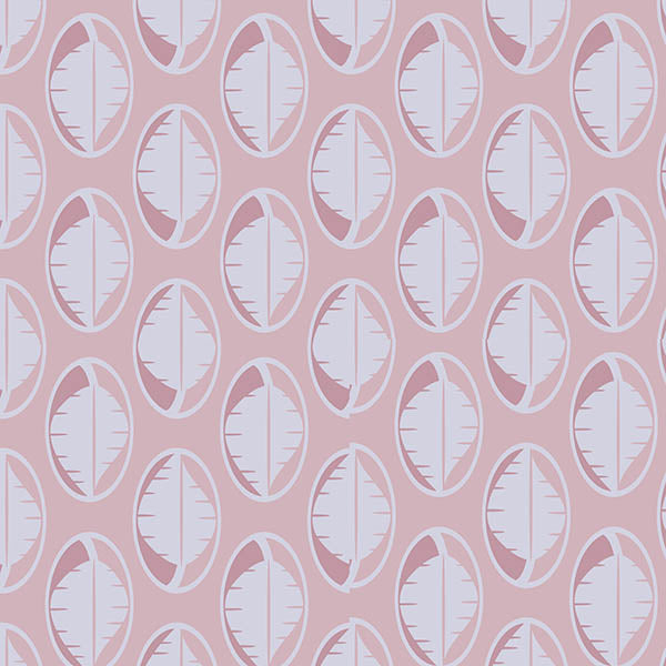 Leaves Drop Wallpaper (light-pink) by ATADesigns