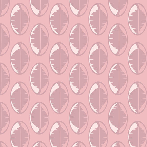 Leaves Drop Wallpaper (mid-pink) by ATADesigns