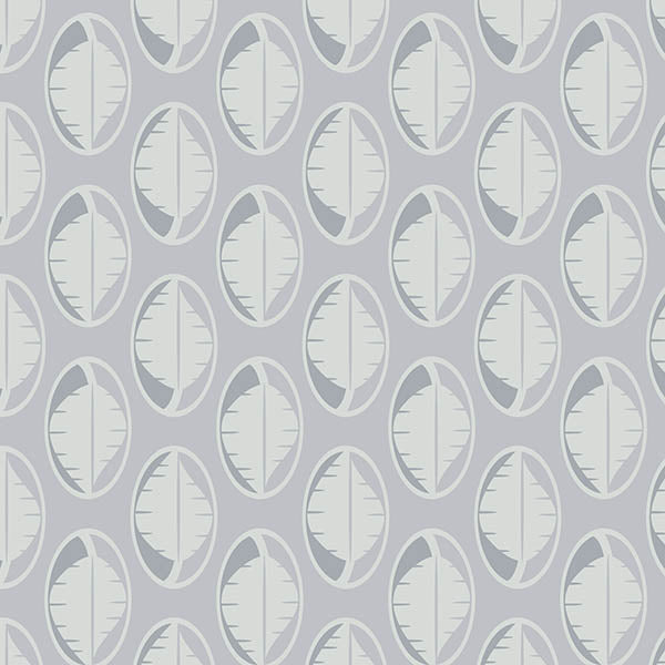 Leaves Drop Wallpaper (pale-grey-mix) by ATADesigns