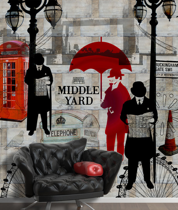 Middle Yard London Mural