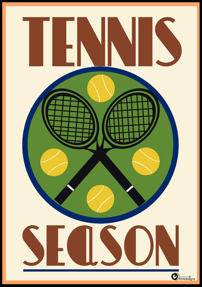 Tennis Season Sport Art Print