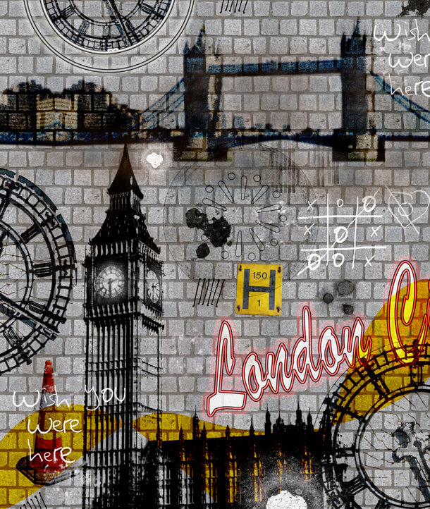 Wish You Were Here London Mural
