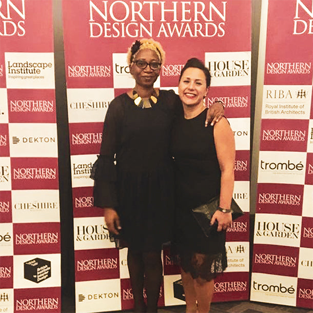 Annette Tayjor-Anderson of ATADesigns and Elisa Interiors at the Northern Designs Awards