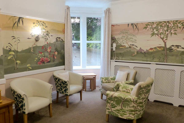 Archive No.14 — Japanese-Inspired Bespoke Mural Transforms Hengrove Lodge Care Home Lounge