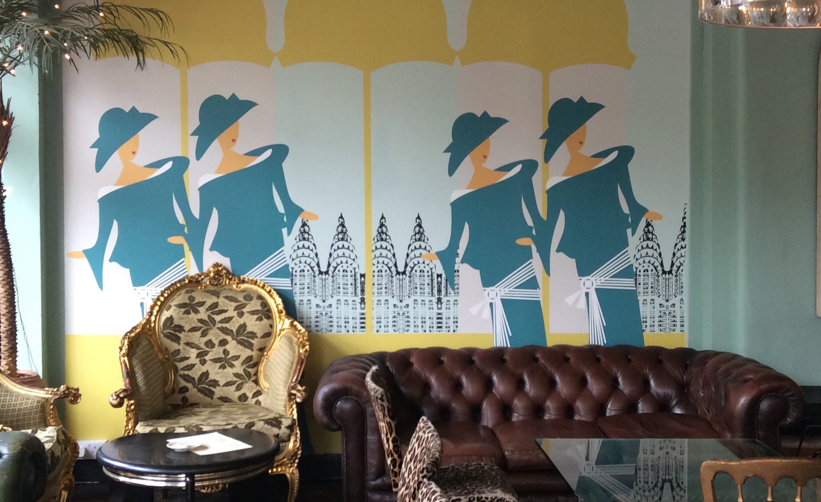 High Society Mural design by ATADesigns in Metrodeco in Brighton