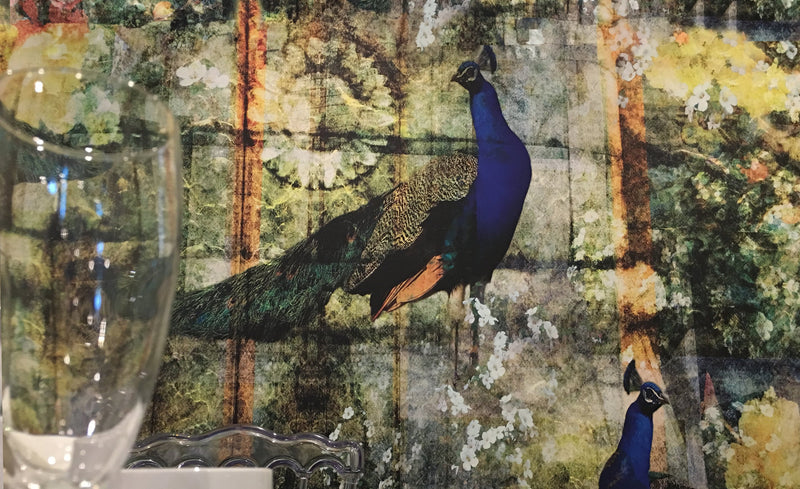 Three Peacocks Mural design by ATADesigns