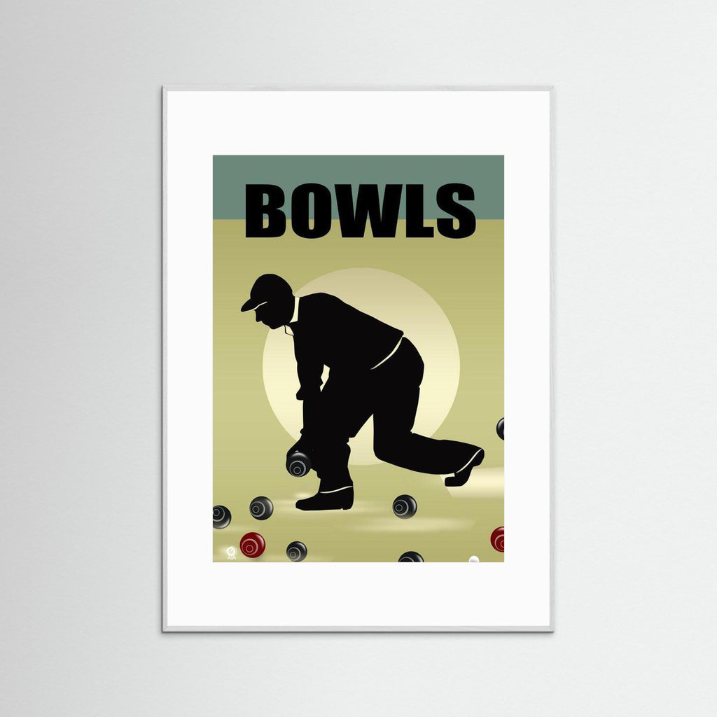 Bowls Sport Art Print