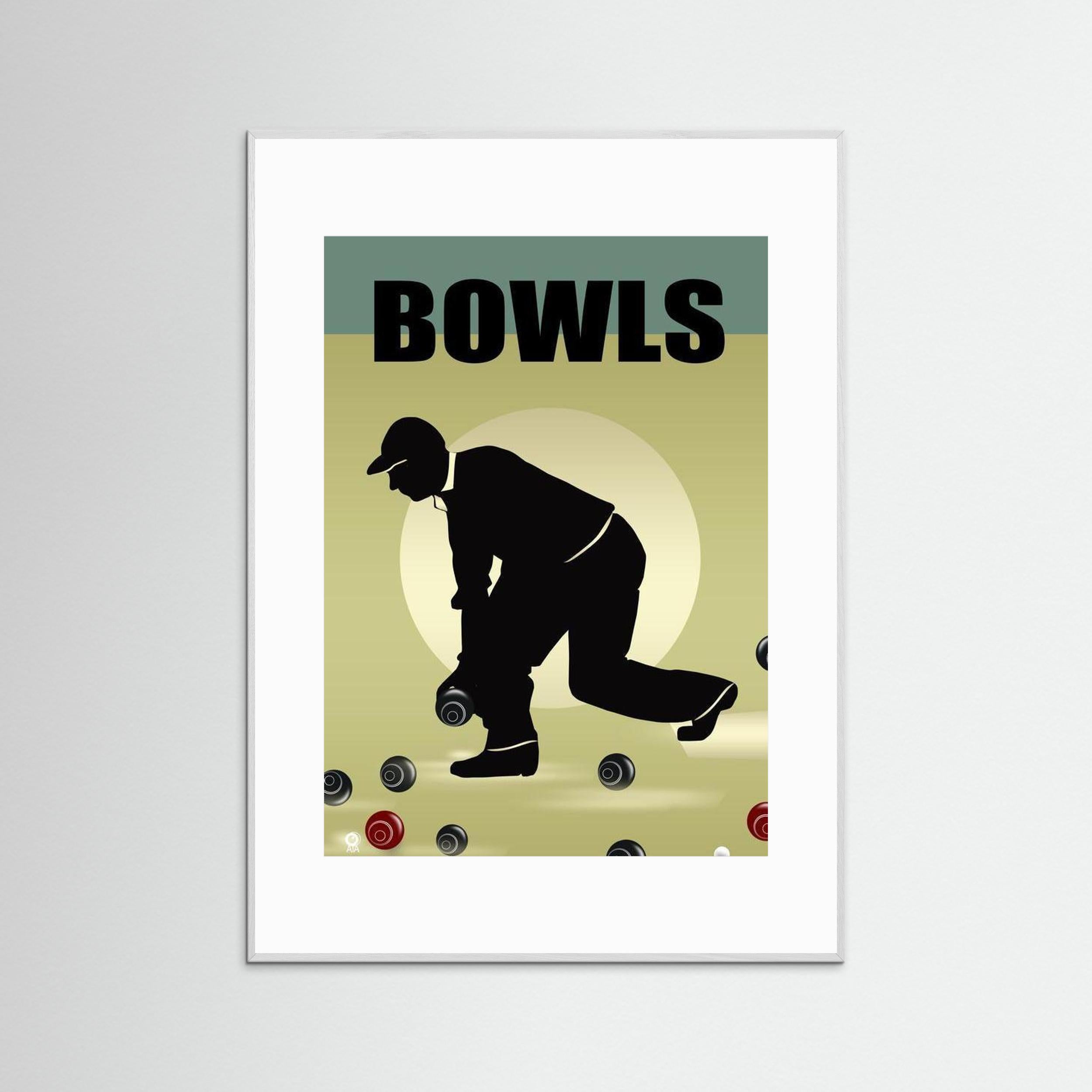 Bowls Sport Art Print