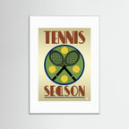 Tennis Season Sport Art Print by ATADesigns