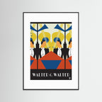 Walter and Walter Art Deco Art Print by ATADesigns