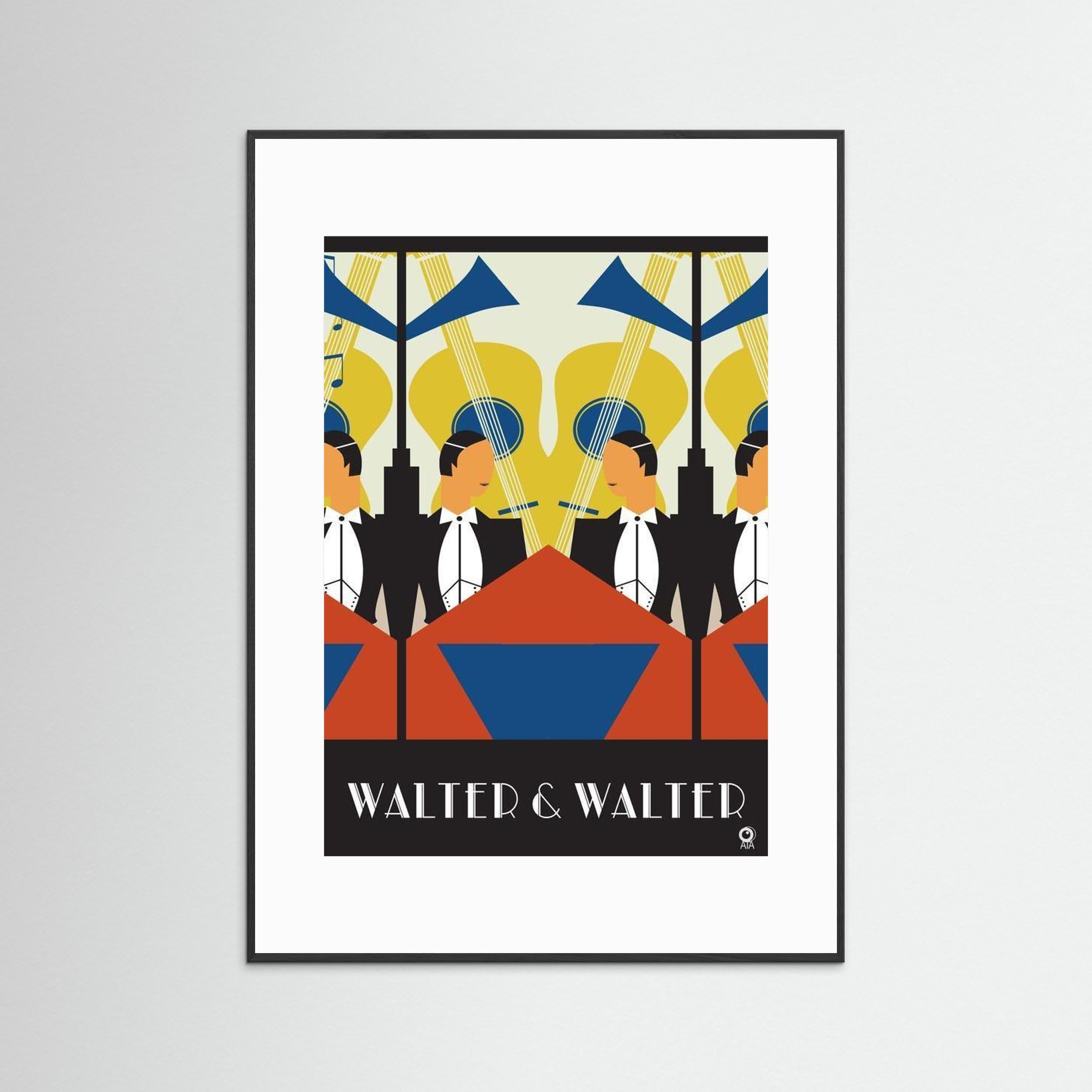 Walter and Walter Art Deco Art Print