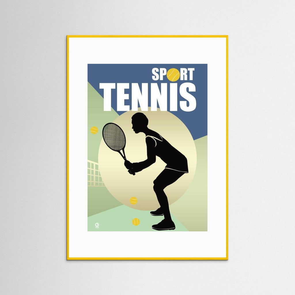 Tennis Sport Art print by ATADesigns