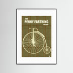 Penny Farthing Bicycle Sport Art print by ATADesigns