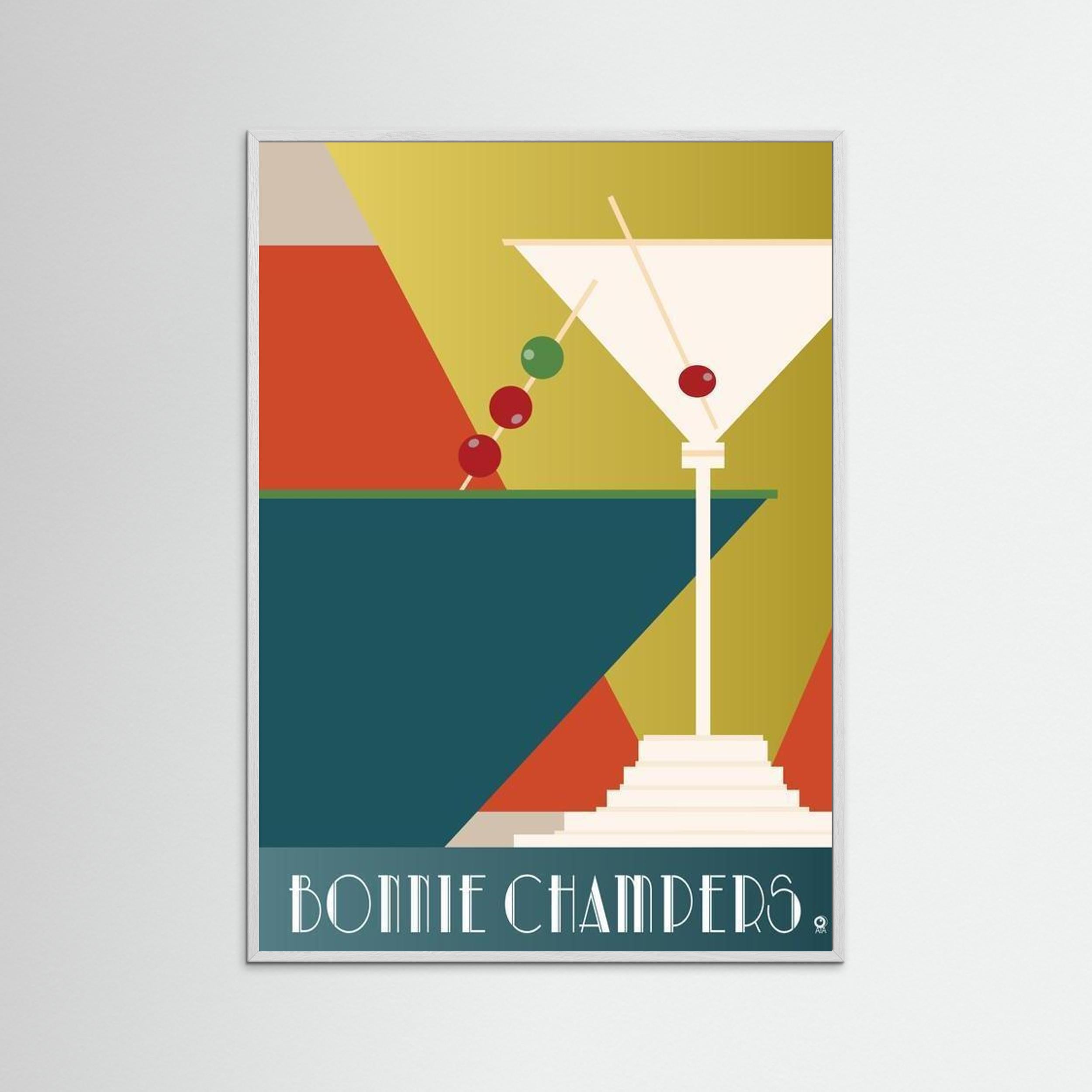 Bonnie Champers Art Deco Art Print