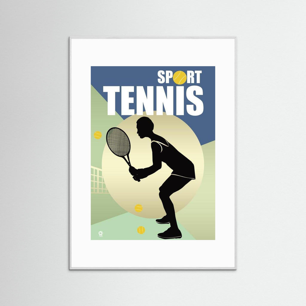 Tennis Sport Art print by ATADesigns