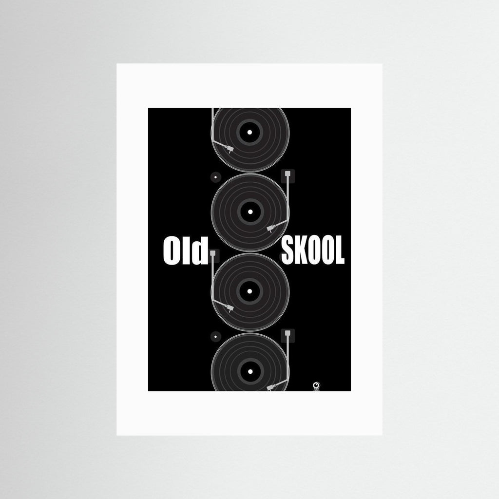 Old Skool Retro Art Print by ATADesigns