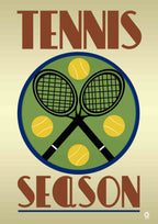 Tennis Season Sport Art Print by ATADesigns
