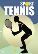 Tennis Sport Art print by ATADesigns