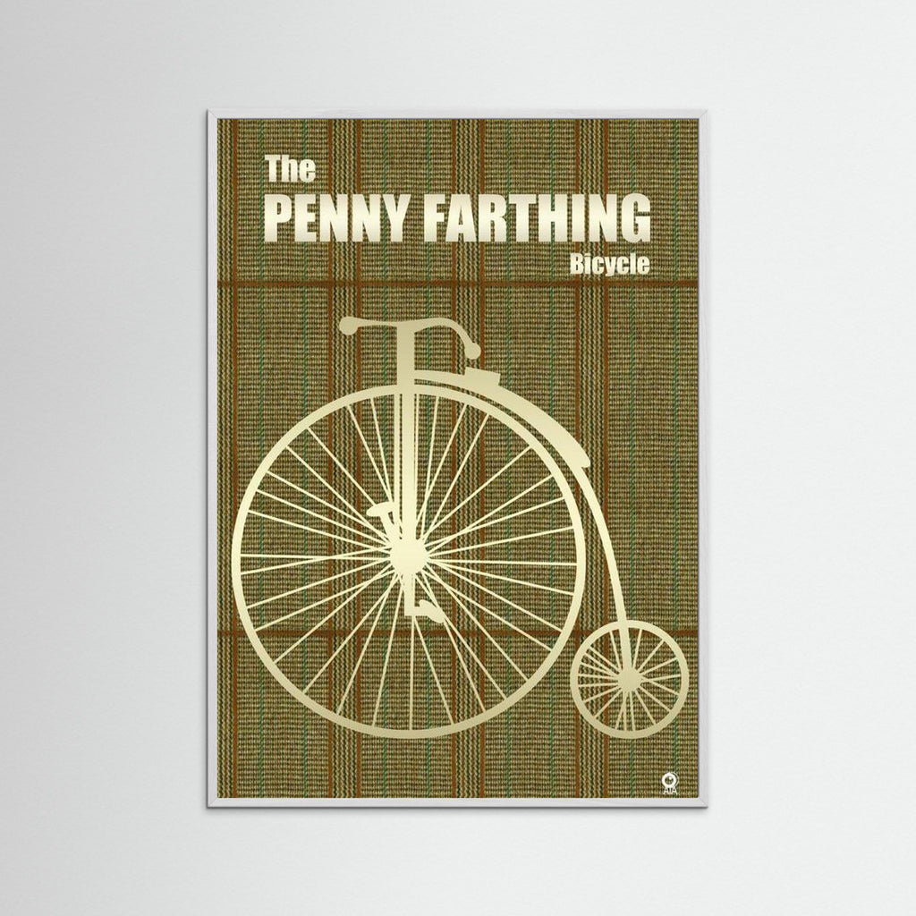 Penny Farthing Bicycle Sport Art print by ATADesigns