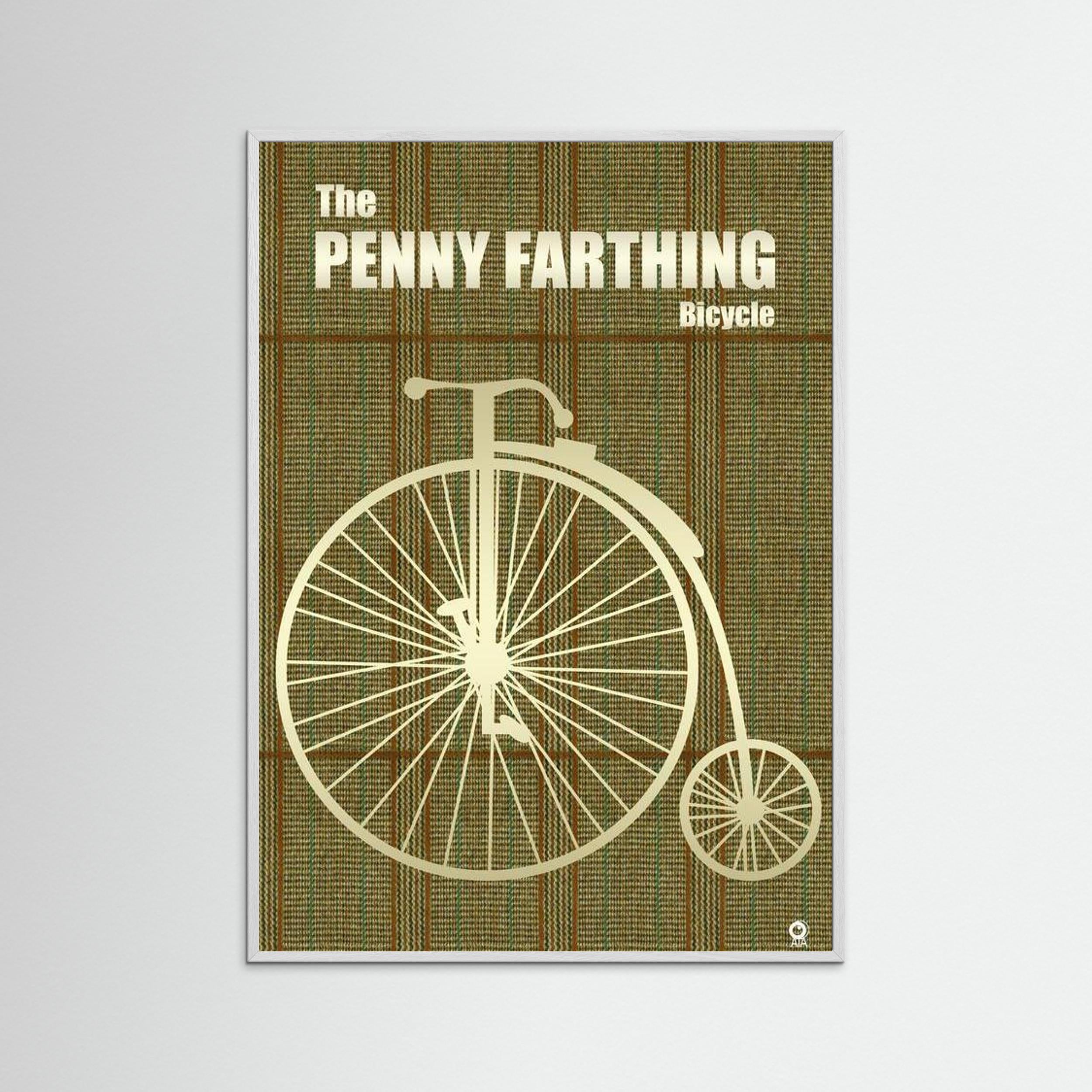 Penny Farthing Bicycle Sport Art print
