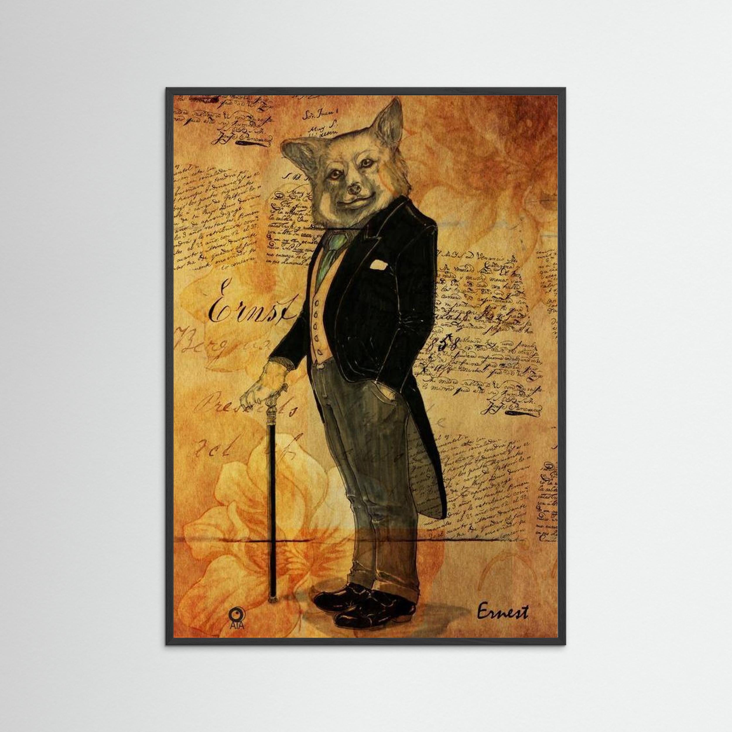 Ernest da Fox Art Print