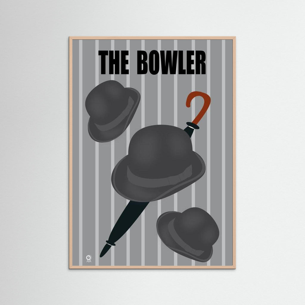 The Bowler All Things British Art Print by ATADesigns
