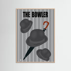 The Bowler All Things British Art Print by ATADesigns