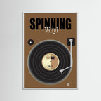 Vinyl Retro Art Print by ATADesigns