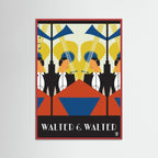 Walter and Walter Art Deco Art Print by ATADesigns