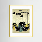 Cyclist Fleet Sport Art Print