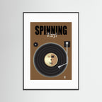 Vinyl Retro Art Print by ATADesigns