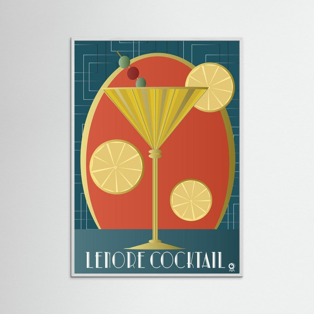 Lenore Cocktail Art Deco Art Print