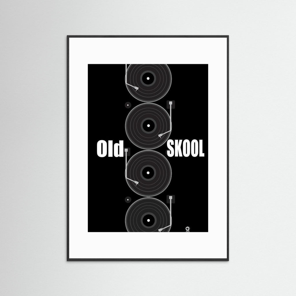 Old Skool Retro Art Print by ATADesigns