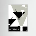 Cocktails Art Deco Art Print