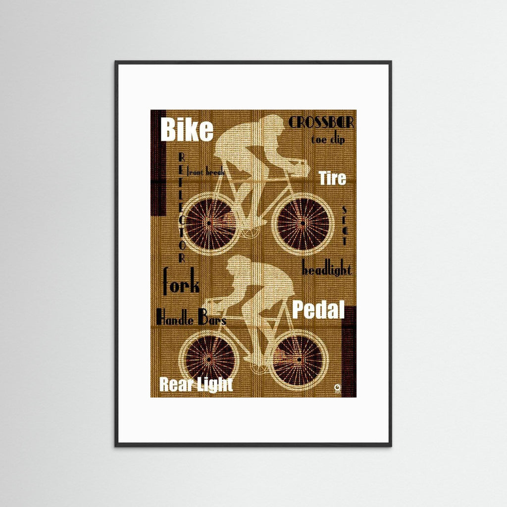 Cyclist Sport Art Print