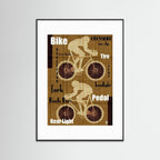 Cyclist Sport Art Print