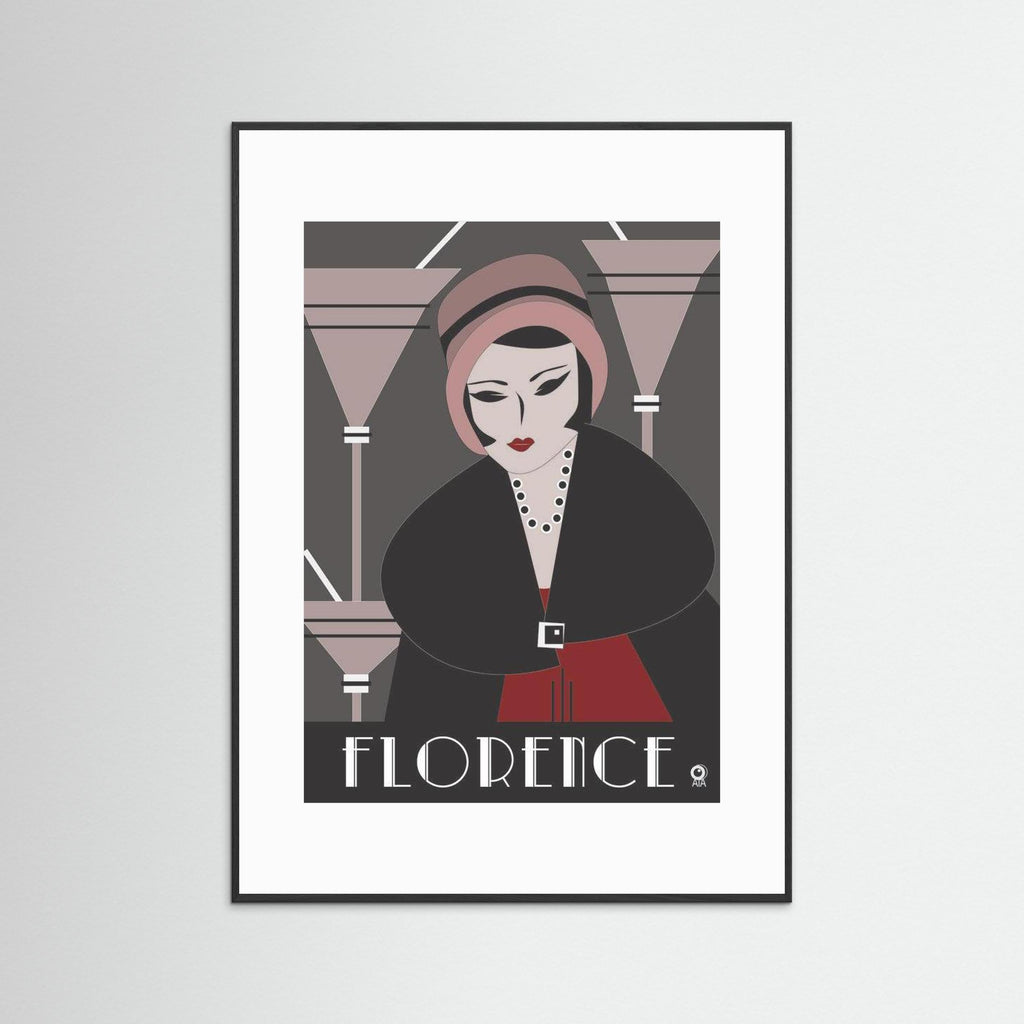Florence Art Deco Art Print